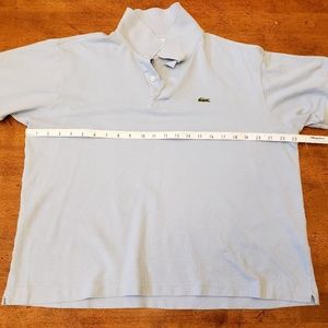 Lacoste Mens Polo Light Blue Size 6